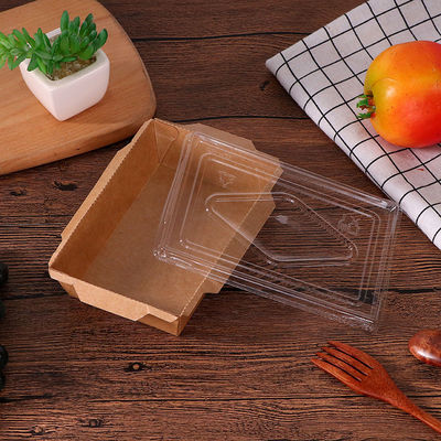 Papel de embalagem descartável Bento Lunch Box do fast food 1200ml