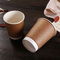 O café amigável de Eco Kraft isolou os copos de café de papel sustentáveis