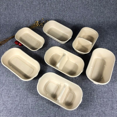 Recipientes de alimento portáteis amigáveis do bagaço 24oz de Eco