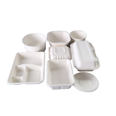 Placas para viagem biodegradáveis da polpa da cana-de-açúcar de Refrigerable