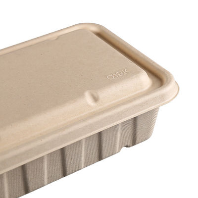 Biodegradáveis Microwavable Leakproof removem caixas